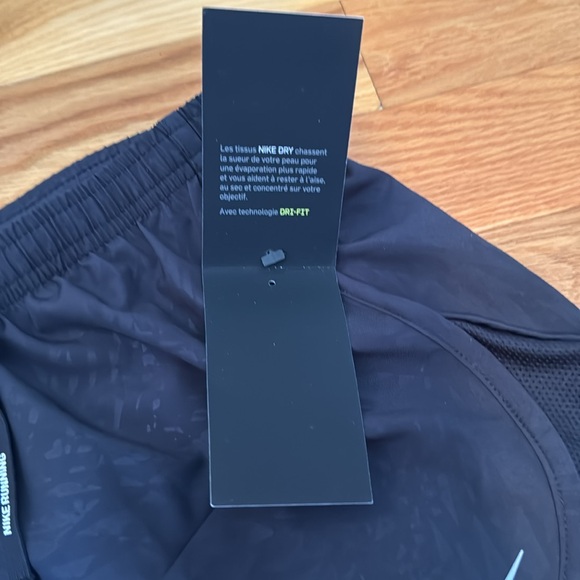 Nike brief-lined running shorts XS dri-fit women ADV tempo attack athletic black - Picture 3 of 10